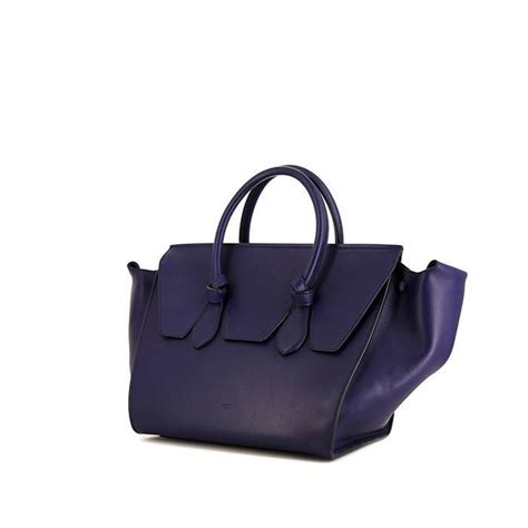 celine tie bag blue